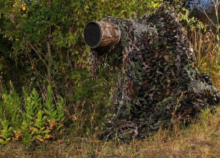 fotografia naturalistica, fotografare gli animali, mimetizzazione, camo, rete mimetica, wildlife photography,