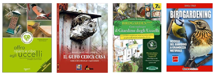 libri sul bird garden, libri bird gardening, nidi artificiali, mangiatoie, libri sugli uccelli, 